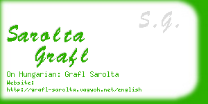 sarolta grafl business card